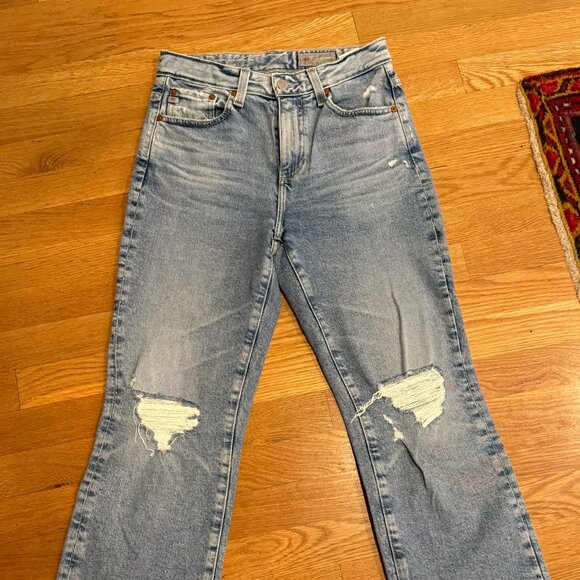 AG - Kinsley High Waist Crop Jeans - Size 25 - Picture 3 of 4